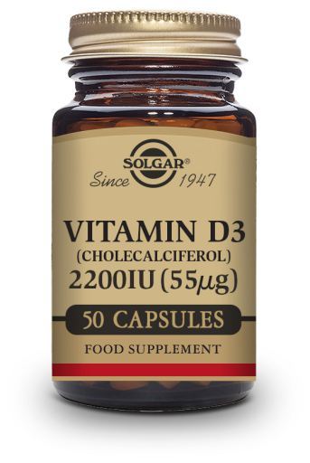 Solgar Vitamin D3 2200 IE (55 &mu;g) (Cholecalciferol) 100 Kapseln