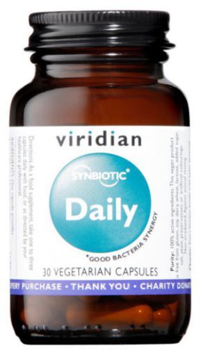 Viridian Synbiotic Daily 30 pflanzliche Kapseln