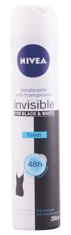Nivea Black & White Invisible Fresh Deodorant 200 ml