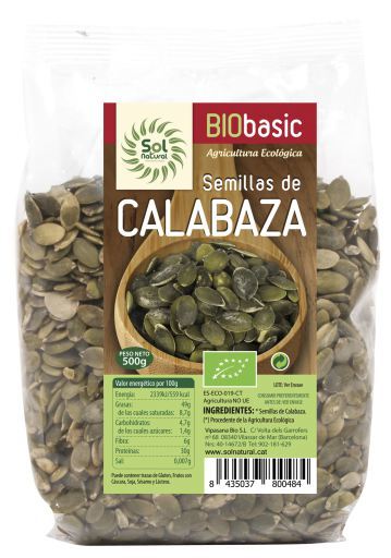 Bio-K&uuml;rbiskerne 500 gr