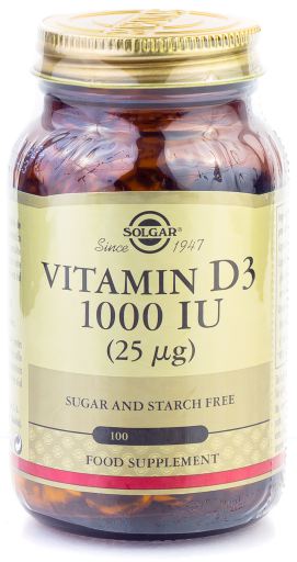 Solgar Vitamin D3 1000 IE 100 Tabletten