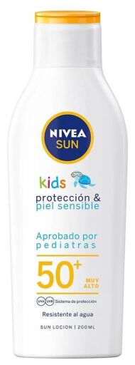 Nivea Sun Kids Protect & Sensitive Solarmilch f&uuml;r Kinder LSF 50+ 200 ml