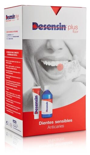 Desensin Plus Pack Mundwasser 500 ml + Zahnpasta 125 ml