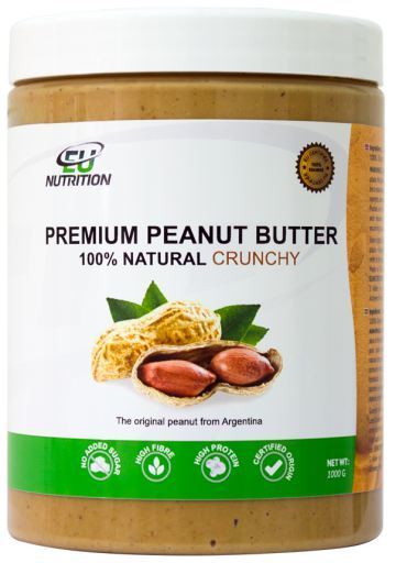100% Erdnussbutter Knusprig 1 kg argentinische Erdnuss