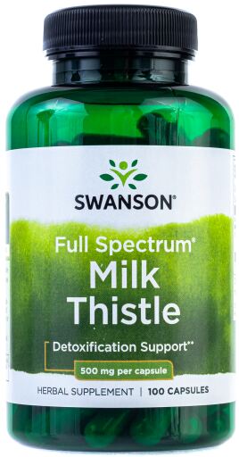 Full Spectrum Milk Thistle 500 mg 100 Kapseln