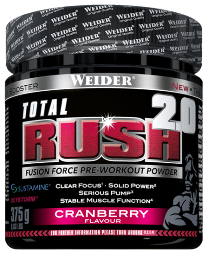 Weider Total Rush 2.0 Heidelbeere 375 gr
