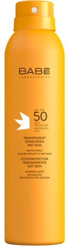 Bab&eacute; Wet Skin Transparenter Sonnenschutz LSF 50 200 ml