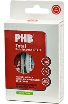 PHB Reisezahnpasta 3 St&uuml;ck &agrave; 15 ml