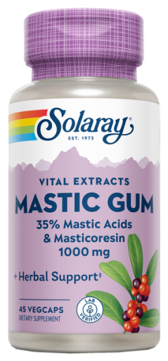 Solaray Mastixgummi 500 mg 45 pflanzliche Kapseln