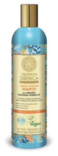 Natura Siberica Oblepikha Shampoo mit Hydrolat f&uuml;r normales und trockenes Haar 400 ml