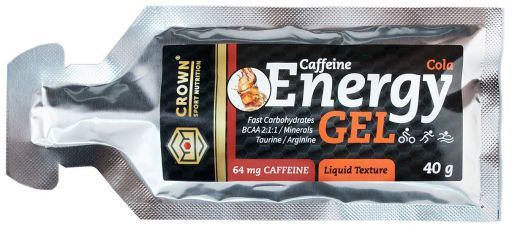 Crown Sport Nutrition Energiegel + Koffein 40 gr