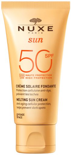 Nuxe Sonnenschmelzende Gesichtscreme mit hohem Schutzfaktor LSF 50, 50 ml