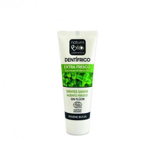 NaturaBIO Cosmetics Extra Fresh Toothpaste Echinacea & Mint Bio 75 ml
