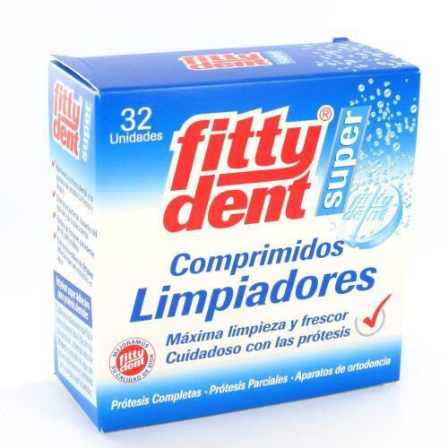 Fittydent Super-Komprimierte Reiniger 32 Einheiten