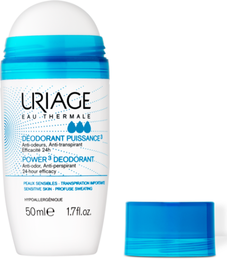 Uriage D&eacute;odorant Puissance 3 Antitranspirant Deodorant 50 ml