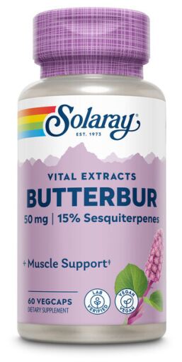 Solaray Pestwurz 50 mg 60 pflanzliche Kapseln
