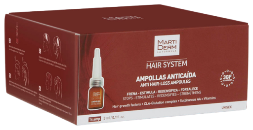 Martiderm Hair System Anti-Haarausfall-Ampullen 14 Einheiten