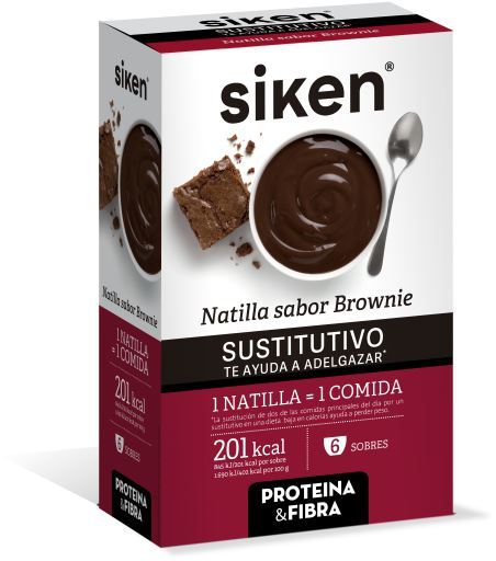 Siken Vanillepudding-Ersatz Brownie 6 Beutel