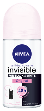 Nivea Black & White Invisible Deodorant Roll-On 50 ml