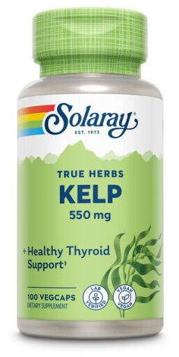 Solaray Kelp 550 mg 100 vegane Kapseln