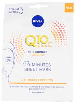 Nivea Q10+ Anti-Falten Vitamin C+ Energiespendende Gesichtsmaske