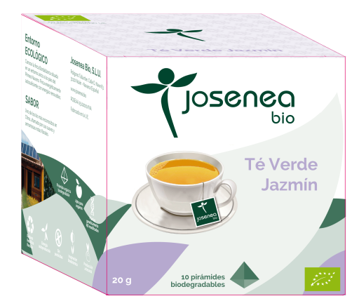 Equisalud Jasmin Gr&uuml;ner Tee Bio 10 Pyramiden
