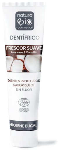 NaturaBIO Cosmetics Sanfte Frische Zahnpasta Aloe Vera & Kokos Bio 75 ml