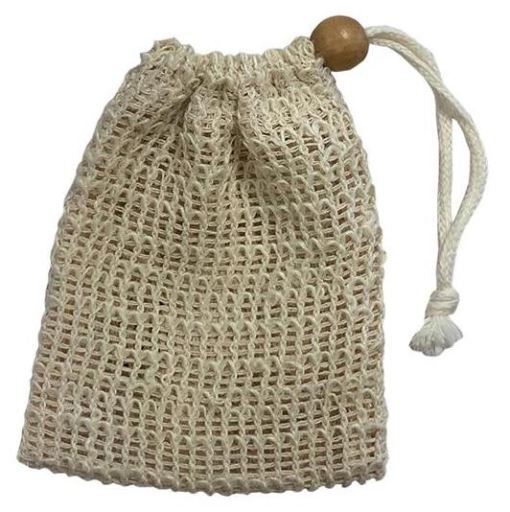 NaturaBIO Cosmetics Sisal and Cotton Soap Bag