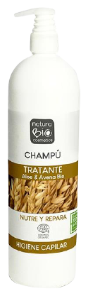 NaturaBIO Cosmetics Aloe Vera & Haferflocken Pflegeshampoo 740 ml