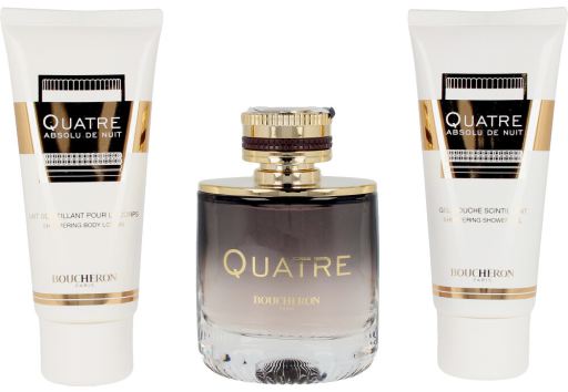 Quatre absolu de nuit Parf&uuml;m 100 ml + Lotion 100 ml + Duschgel 100 ml