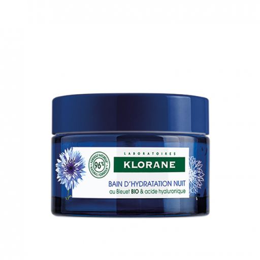Klorane Bleuet Night Feuchtigkeitsspendender Badebalsam 50 ml