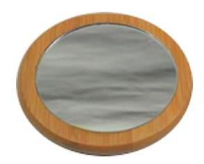 NaturaBIO Cosmetics Kleiner Bambusspiegel 7,5 cm