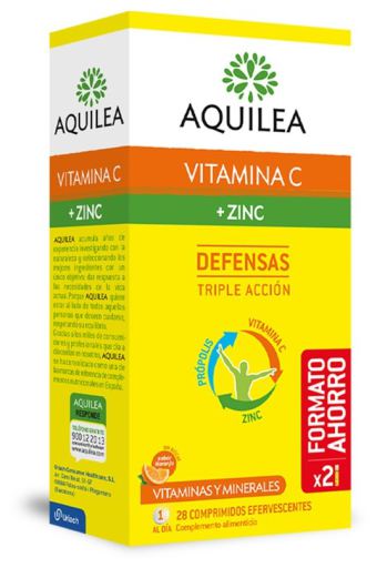 Aquilea Vitamin C + Zink 28 Brausetabletten