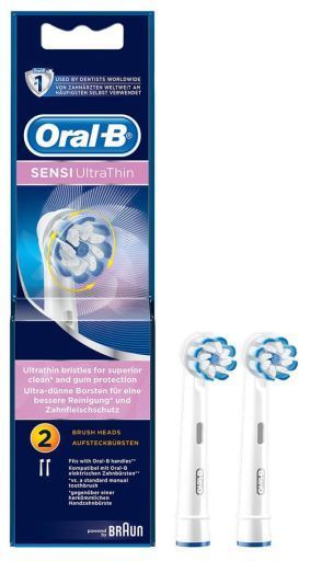 Ersatz-Sensi Ultrad&uuml;nne wiederaufladbare B&uuml;rste 2 uds