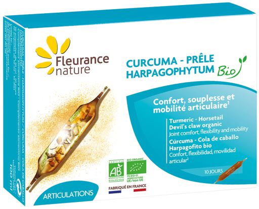 Fleurance Nature Kurkuma Teufelskralle Schachtelhalm Bio 40 Kapseln