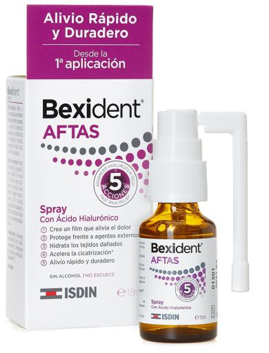 Isdin Bexident Mundspray gegen Aphten, 15 ml