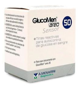 Chemie Glucometer Areo Glucose Sensor 50 Streifen