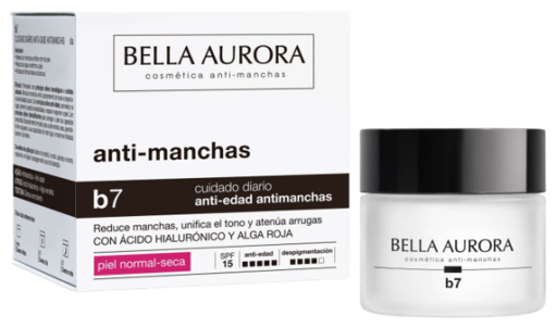 Bella Aurora B7 Anti-Flecken- und Anti-Aging-Creme f&uuml;r normale bis trockene Haut 50 ml