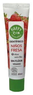 Happy Bio Zahnpasta Kinder ohne Fluorid Erdbeere 50 ml
