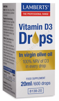 Lamberts Vitamin D3 Tropfen 20ml