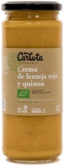 Carlota Organic Creme aus roten Linsen und Quinoa 450 gr