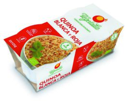 vegetalia Wei&szlig;er Quinoa-Reis und vorgekochter roter Quinoa Bio 2 x 125 gr