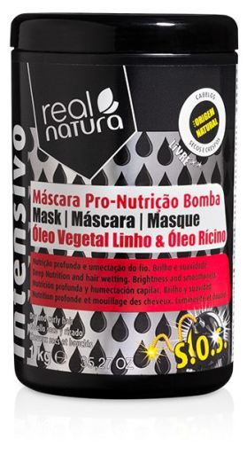 Real Natura Salzfreie Haarmaske Pro Nutrition Pump 1 Kg