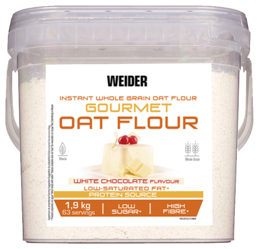 Weider Gourmet Haferflocken mit wei&szlig;em Schokoladengeschmack 1,9 kg