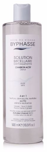 Aktivkohle-Make-up-Entferner Mizellenl&ouml;sung 500 ml