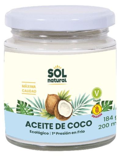 Sol Natural Kleines Bio Kokosnuss&ouml;l extra vergine 200 ml