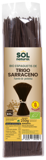 Sol Natural Spaghetti Buchweizen Glutenfrei Bio 250 gr