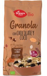 El Granero Integral Bio glutenfreies M&uuml;sli mit Schokolade & Kokosnuss 350 gr