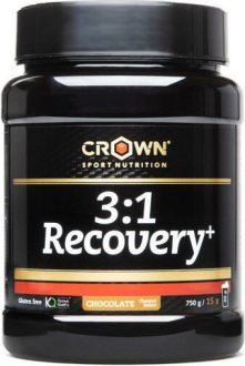 Crown Sport Nutrition Muskelregeneration 3 in 1 Recovery+Whey Isolat Schokolade 750 gr
