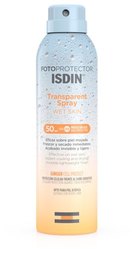 Isdin Sonnenschutz Transparent Spray Nasse Haut SPF 50 250 ml